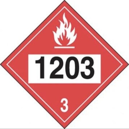 Accuform 4DIGIT DOT PLACARDS HAZARD CLASS 3 MPL733RM1 MPL733RM1